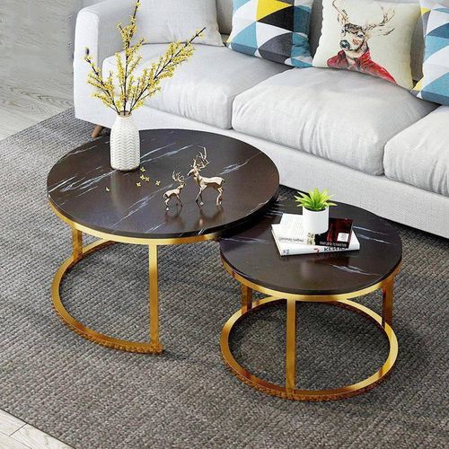 High Quality Exotic Faux Marble(MDF Wood) Center Table